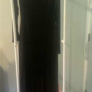 Elegant Black Long Sleeve Dress